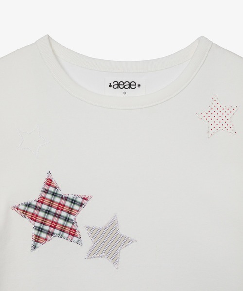 【新品未使用】aeae CHECK STAR Tシャツ（ZOZOTOWN限定色） CHECK STAR TEE（Tシャツ/カットソー）｜aeae（エーイーエーイー