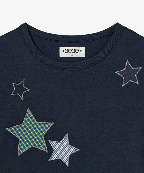 CHECK STAR TEE（Tシャツ/カットソー）｜aeae（エーイーエーイー