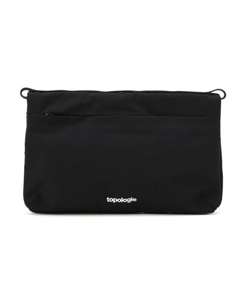 バッグ Topologie Flat Sacoche Small 20mm Black Flat Sacoche Small フラット サコッシュ スモール / Dry Black