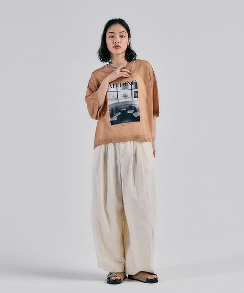 LEPSIM（レプシィム）の「ワイドコクーンパンツ　524518（その他パンツ・レディース・カーキブラウン/オリーブ/ブラック/アイボリー・MEDIUM/LARGE）」の18枚目の写真