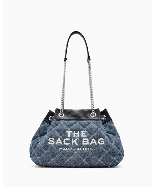 MARC JACOBS キルティング デニムバックパックL MARC JACOBS ショルダーバッグ バッグ QUILTED DENIM CHAIN SACK