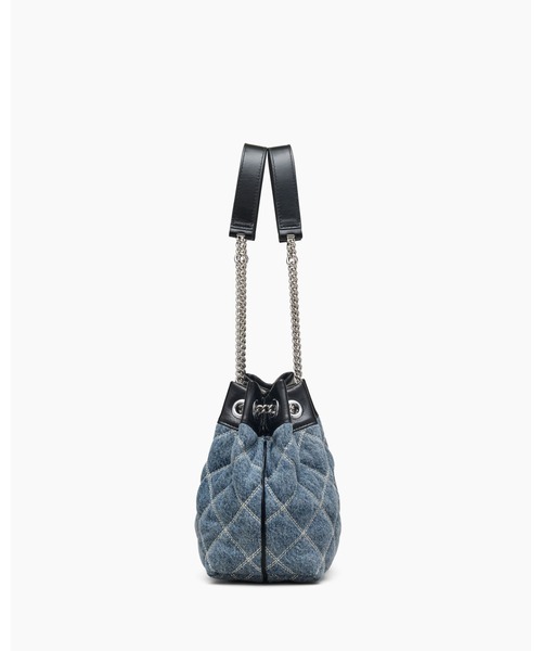 [MARC JACOBS]キルティングデニム チェーンショルダーバッグ QUILTED DENIM CHAIN SACK BAG/ザ キルテッド デニム チェーン