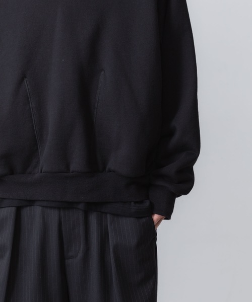 VEIN (ヴェイン)の「ジャンベリカテリー スリット フーディー / JUMBERCA TERRY SLIT HOODIE(パーカー・メンズ・ブラック・3/2/1)」の5枚目の写真