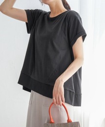 ikka | 【お得だ値】Aライン裾切り替えカットソー(Tシャツ/カットソー)
