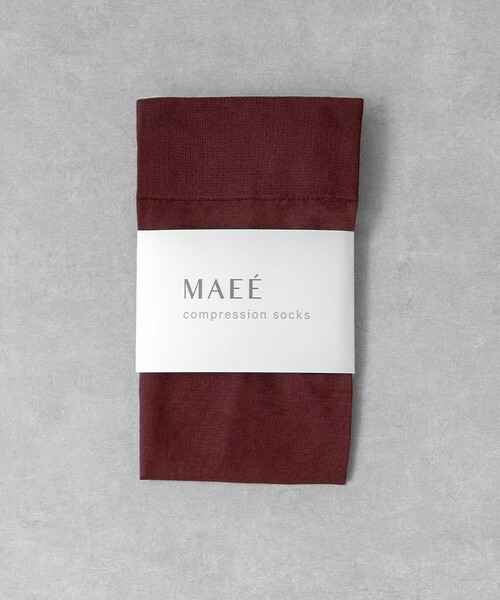 green label relaxing(グリーンレーベルリラクシング)の「<MAEE>コンプレッション ソックス(シアー)/ 着圧ソックス / 靴下(ソックス/靴下・レディース・ホワイト/ブラック/ワイン/ダークグレー・FREE)」の19枚目の写真