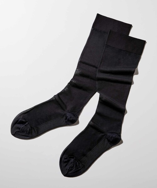 green label relaxing(グリーンレーベルリラクシング)の「<MAEE>コンプレッション ソックス(シアー)/ 着圧ソックス / 靴下(ソックス/靴下・レディース・ホワイト/ブラック/ワイン/ダークグレー・FREE)」の22枚目の写真