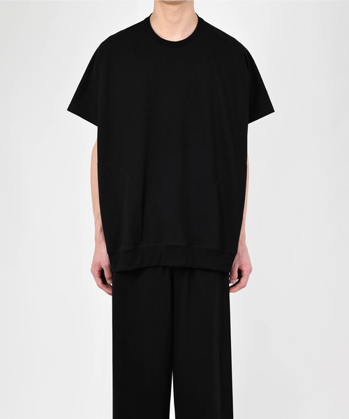 LAD MUSICIAN（ラッドミュージシャン）の「T-CLOTH SLEEVELESS PULLOVER（Tシャツ/カットソー・メンズ・ブルー系/ブラック・FREE）」の3枚目の写真