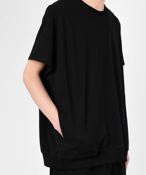 LAD MUSICIAN（ラッドミュージシャン）の「T-CLOTH SLEEVELESS PULLOVER（Tシャツ/カットソー・メンズ・ブルー系/ブラック・FREE）」の6枚目の写真