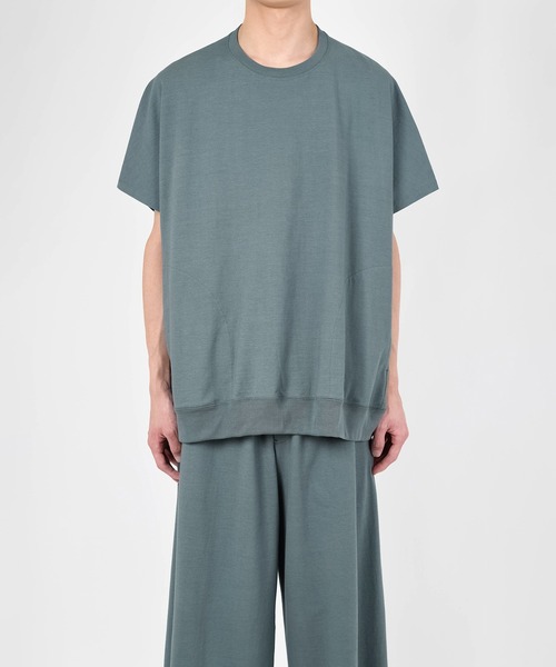 LAD MUSICIAN（ラッドミュージシャン）の「T-CLOTH SLEEVELESS PULLOVER（Tシャツ/カットソー・メンズ・ブルー系/ブラック・FREE）」の9枚目の写真