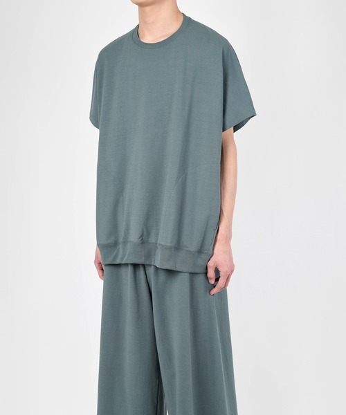 LAD MUSICIAN（ラッドミュージシャン）の「T-CLOTH SLEEVELESS PULLOVER（Tシャツ/カットソー・メンズ・ブルー系/ブラック・FREE）」の10枚目の写真
