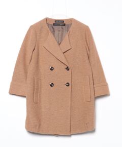 極美品 トゥモローランド ボールジィ ウールアルパカシャギーコート ゆったり セール】 ウールアルパカシャギー ダブルブレストコート （その他