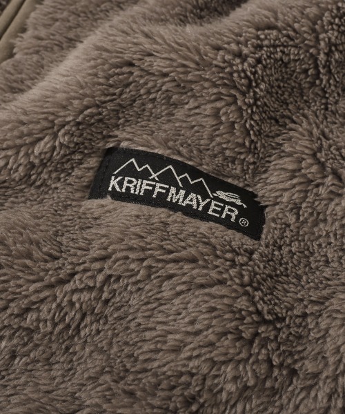 KRIFF MAYER Kid's Collection(クリフメイヤーキッズコレクション)の「切替ボアベスト(ベスト・キッズ・カーキ/オフホワイト/モカ/ネイビー/セージグリーン・170/150/140/130/120/160)」の8枚目の写真