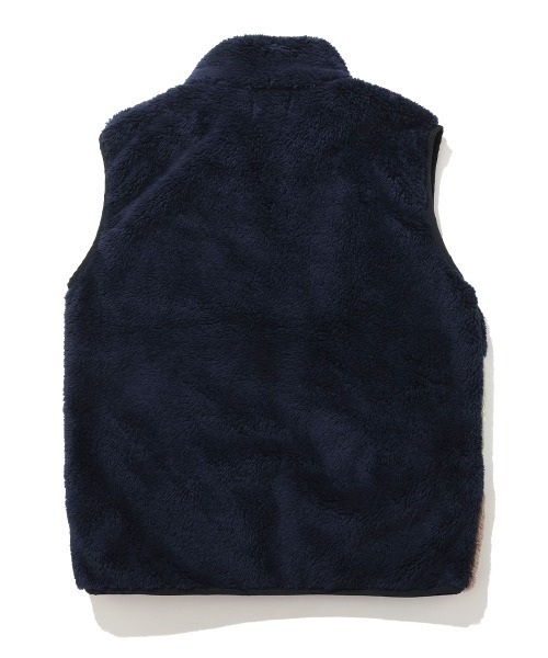 KRIFF MAYER Kid's Collection(クリフメイヤーキッズコレクション)の「切替ボアベスト(ベスト・キッズ・カーキ/オフホワイト/モカ/ネイビー/セージグリーン・170/150/140/130/120/160)」の10枚目の写真