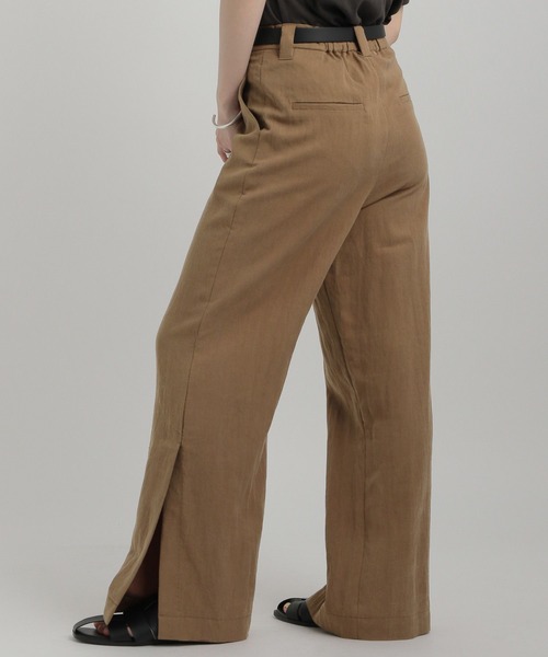 GEORGE'S（ジョージズ）の「サイドスリットパンツ（その他パンツ・レディース・ベージュ/ブラウン/ブラック・SMALL/MEDIUM）」の20枚目の写真