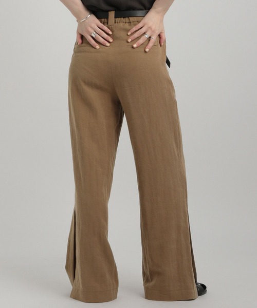 GEORGE'S（ジョージズ）の「サイドスリットパンツ（その他パンツ・レディース・ベージュ/ブラウン/ブラック・SMALL/MEDIUM）」の21枚目の写真
