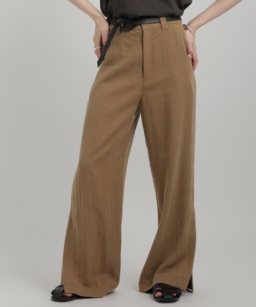 GEORGE'S（ジョージズ）の「サイドスリットパンツ（その他パンツ・レディース・ベージュ/ブラウン/ブラック・SMALL/MEDIUM）」の22枚目の写真