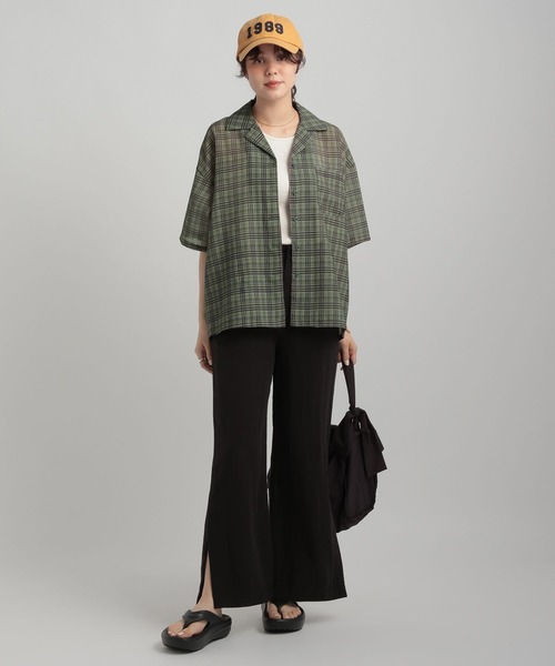 GEORGE'S（ジョージズ）の「サイドスリットパンツ（その他パンツ・レディース・ベージュ/ブラウン/ブラック・SMALL/MEDIUM）」の4枚目の写真