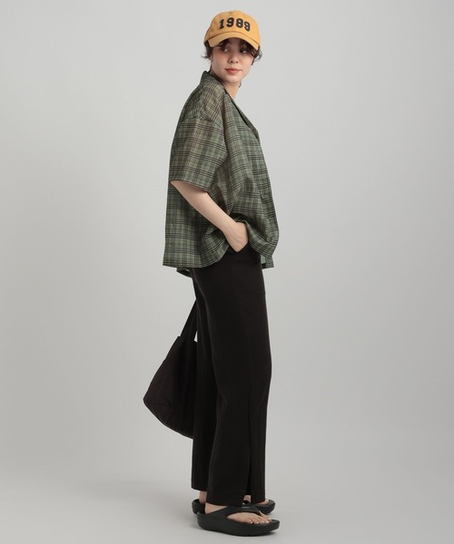 GEORGE'S（ジョージズ）の「サイドスリットパンツ（その他パンツ・レディース・ベージュ/ブラウン/ブラック・SMALL/MEDIUM）」の5枚目の写真