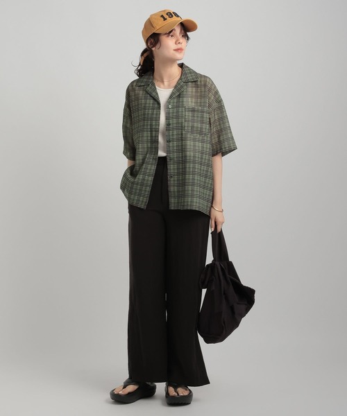 GEORGE'S（ジョージズ）の「サイドスリットパンツ（その他パンツ・レディース・ベージュ/ブラウン/ブラック・SMALL/MEDIUM）」の6枚目の写真