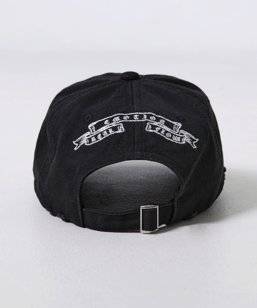 REFLEM/レフレム』クロス刺繍ダメージデニムCAP（キャップ）｜REFLEM