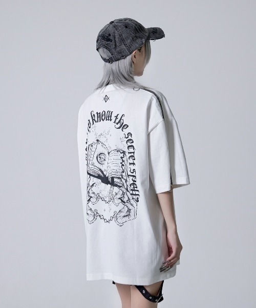 REFLEM(レフレム)の「『REFLEM/レフレム』クロス刺繍ダメージデニムCAP(キャップ・レディース・ブラック×パープル/ブラック×ホワイト/グレー/ブラック×ピンク・FREE)」の15枚目の写真