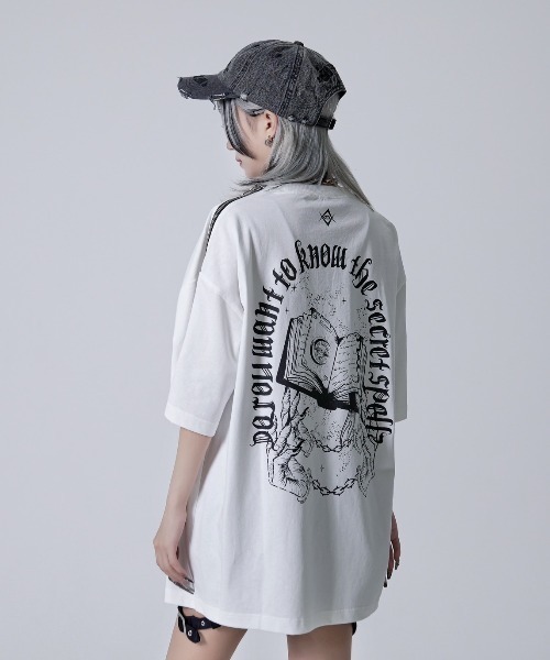 REFLEM(レフレム)の「『REFLEM/レフレム』クロス刺繍ダメージデニムCAP(キャップ・レディース・ブラック×パープル/ブラック×ホワイト/グレー/ブラック×ピンク・FREE)」の14枚目の写真