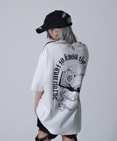 REFLEM(レフレム)の「『REFLEM/レフレム』クロス刺繍ダメージデニムCAP(キャップ・レディース・ブラック×パープル/ブラック×ホワイト/グレー/ブラック×ピンク・FREE)」の20枚目の写真