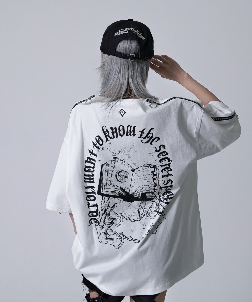 REFLEM(レフレム)の「『REFLEM/レフレム』クロス刺繍ダメージデニムCAP(キャップ・レディース・ブラック×パープル/ブラック×ホワイト/グレー/ブラック×ピンク・FREE)」の22枚目の写真