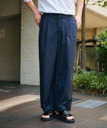 【美品】マーカウェア 22AW ウールトロピカルスラックス 2 M グレー 水色 美品】マーカウェア 22AW ウールトロピカルスラックス 2 M