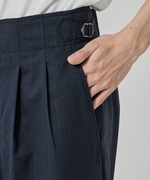 markaware（マーカウェア）の「【MARKAWARE/marka】ウールトロピカルメランジ / 2タックミリタリートラウザーズ（スラックス・メンズ・その他17/ベージュ・1/2）」の18枚目の写真