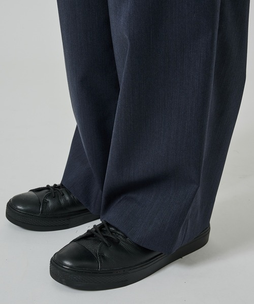 markaware（マーカウェア）の「【MARKAWARE/marka】ウールトロピカルメランジ / 2タックミリタリートラウザーズ（スラックス・メンズ・その他17/ベージュ・1/2）」の20枚目の写真