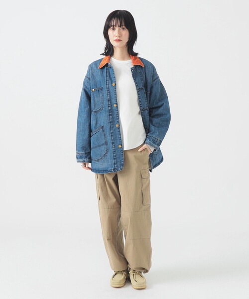 Lee(リー)の「Lee / ロコ ジャケット(ブルゾン・レディース・インディゴブルー・SMALL)」の2枚目の写真