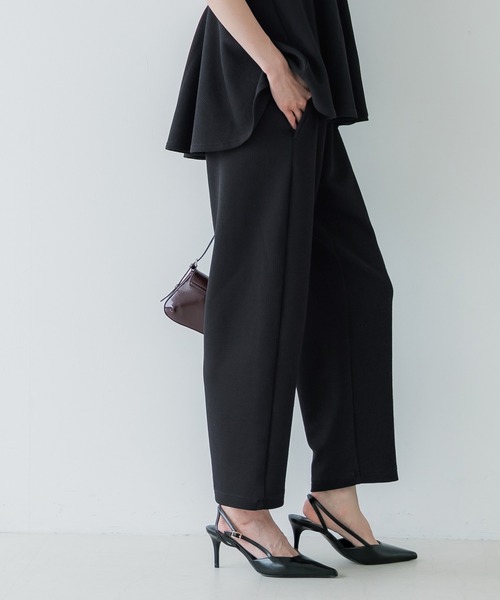 coca（coca）（コカ）の「エンボスカーブパンツ（その他パンツ・レディース・グレー/ブラック・S/L/M）」の4枚目の写真