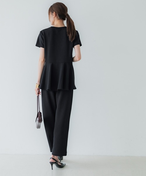 coca（coca）（コカ）の「エンボスカーブパンツ（その他パンツ・レディース・グレー/ブラック・S/L/M）」の5枚目の写真