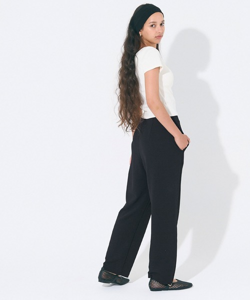 coca（coca）（コカ）の「エンボスカーブパンツ（その他パンツ・レディース・グレー/ブラック・S/L/M）」の7枚目の写真
