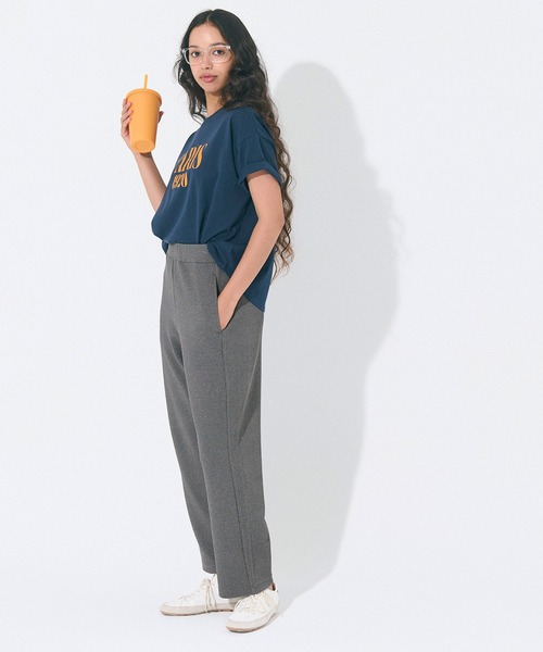 coca（coca）（コカ）の「エンボスカーブパンツ（その他パンツ・レディース・グレー/ブラック・S/L/M）」の12枚目の写真
