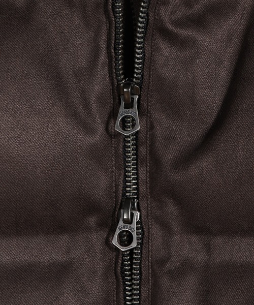 MEN'S BIGI(メンズビギ)の「スエード調ツイルプリントダウンジャケット(ダウンジャケット/コート・メンズ・ブラック/ライトグレー/ブラウン/ネイビー・01/02/03/04)」の7枚目の写真