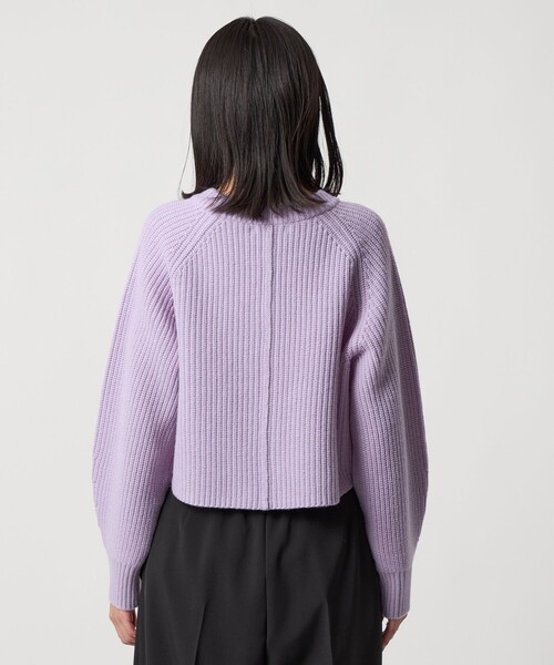 EMMEL REFINES（エメルリファインズ）の「＜EMMEL REFINES＞EM カタアゼ ボタン カーディガン（カーディガン/ボレロ・レディース・オフホワイト/レッド/ライラック・FREE）」の16枚目の写真