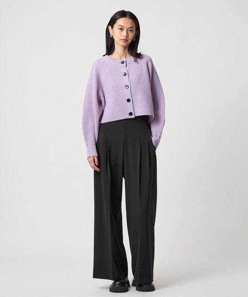 EMMEL REFINES＞EM カタアゼ ボタン カーディガン（カーディガン