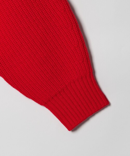 EMMEL REFINES（エメルリファインズ）の「＜EMMEL REFINES＞EM カタアゼ ボタン カーディガン（カーディガン/ボレロ・レディース・オフホワイト/レッド/ライラック・FREE）」の11枚目の写真