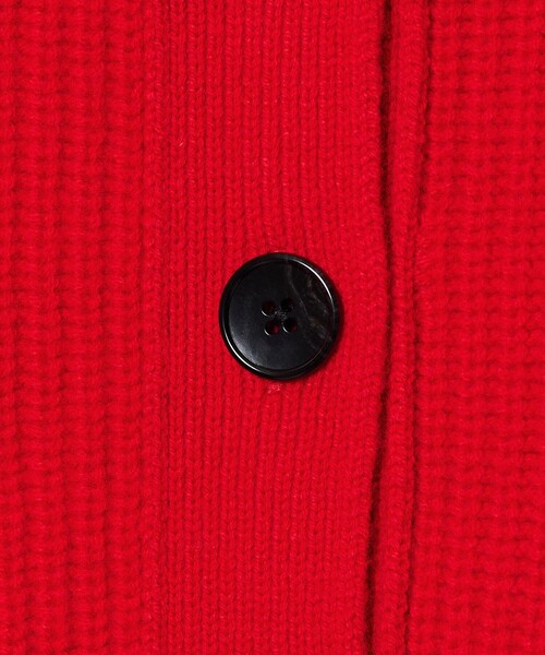 EMMEL REFINES（エメルリファインズ）の「＜EMMEL REFINES＞EM カタアゼ ボタン カーディガン（カーディガン/ボレロ・レディース・オフホワイト/レッド/ライラック・FREE）」の13枚目の写真