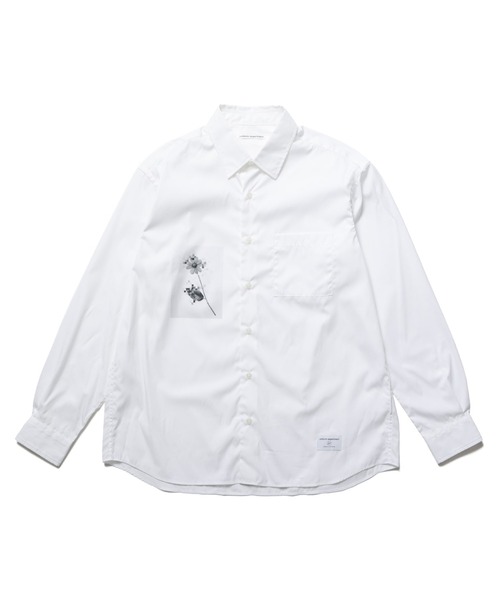 ユニフォームエクスペリメント LINE FLANNEL SHIRT 2 ブラック uniform experiment ユニフォームエクスペリメント UE-212035