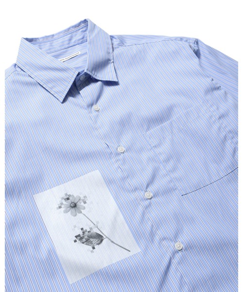 uniform experiment(ユニフォームエクスペリメント)の「YUNI YOSHIDA: FLOWER SHIRT(シャツ/ブラウス・メンズ・ホワイト/ライトブルー・1/2/3)」の10枚目の写真