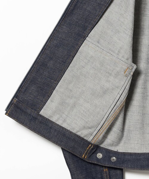 FUTURE ARCHIVE(フューチャーアーカイブ)の「FUTURE ARCHIVE / DENIM ZIP BLOUSON(ブルゾン・メンズ・ブラック/インディゴブルー・MEDIUM/SMALL)」の11枚目の写真