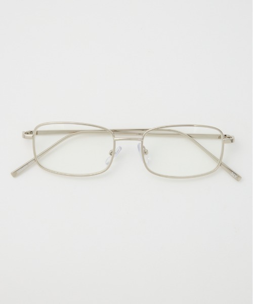 SLY（スライ）の「SILVER FLAME EYE WEAR シルバーフレーム アイウェア（メガネ・レディース・クリア/ブラック・FREE）」の2枚目の写真