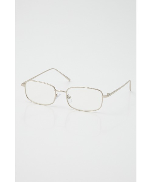 SLY（スライ）の「SILVER FLAME EYE WEAR シルバーフレーム アイウェア（メガネ・レディース・クリア/ブラック・FREE）」の10枚目の写真