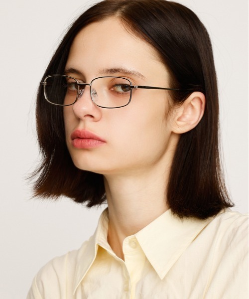 SLY（スライ）の「SILVER FLAME EYE WEAR シルバーフレーム アイウェア（メガネ・レディース・クリア/ブラック・FREE）」の16枚目の写真