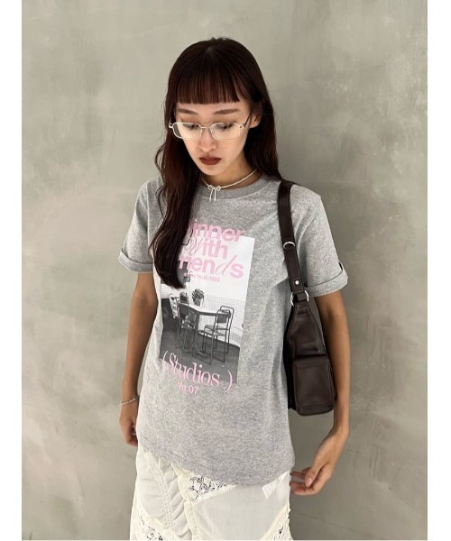 SLY（スライ）の「SILVER FLAME EYE WEAR シルバーフレーム アイウェア（メガネ・レディース・クリア/ブラック・FREE）」の18枚目の写真