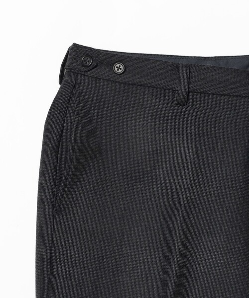BEAMS PLUS（ビームスプラス）の「ダブルウィーブ ウール ワイド アイビートラウザーズ（その他パンツ・メンズ・チャコールグレー/ネイビー・S/M/XL/L）」の14枚目の写真