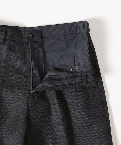 BEAMS PLUS（ビームスプラス）の「ダブルウィーブ ウール ワイド アイビートラウザーズ（その他パンツ・メンズ・チャコールグレー/ネイビー・S/M/XL/L）」の15枚目の写真